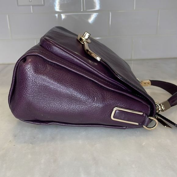 Coach Madison Sadie Flap Leather Crossbody Convertible Satchel Bag - Picture 10 of 16